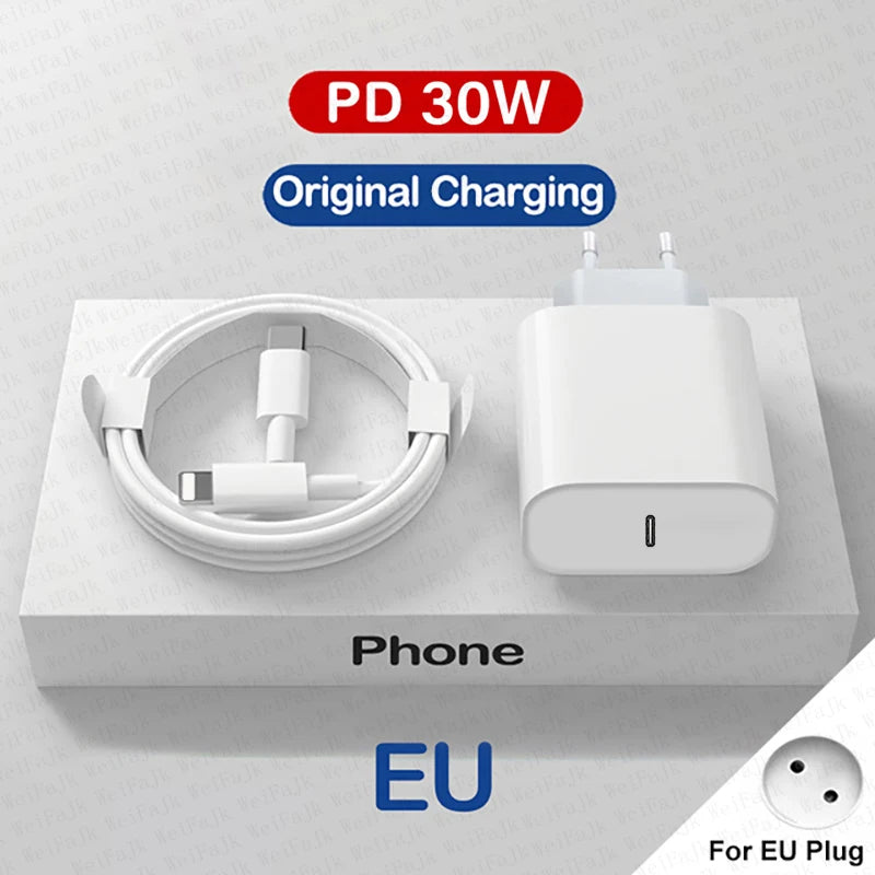 Cable et alimentation 30W pour Apple