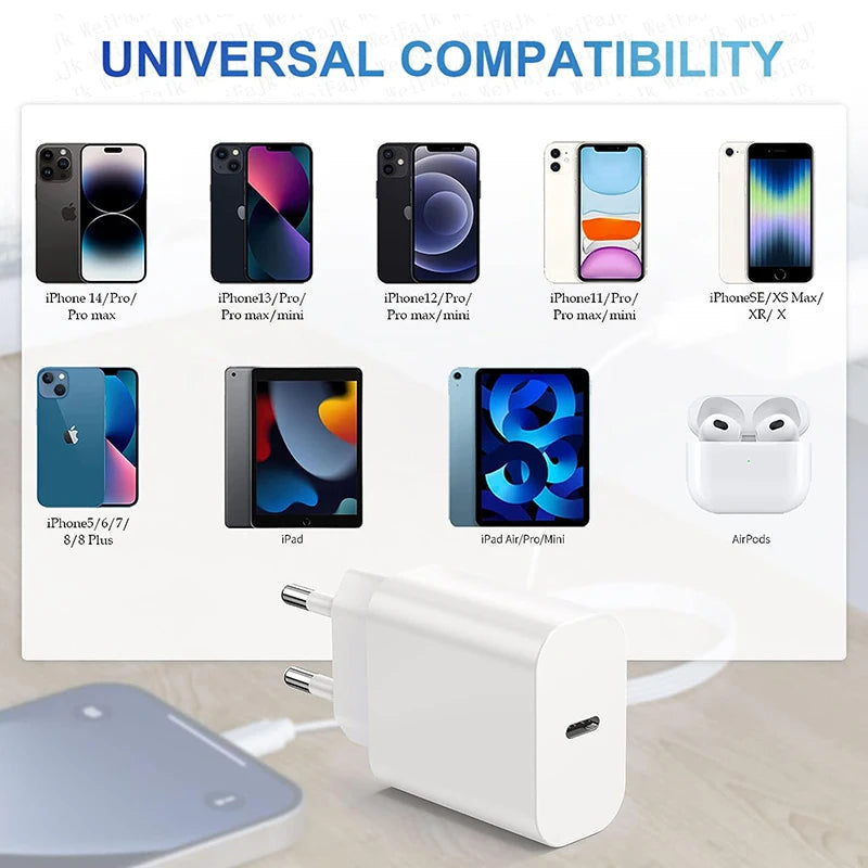 Cable et alimentation 30W pour Apple